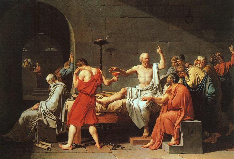 Jacques-Louis David The Death of Socrates